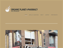 Tablet Screenshot of organicplanetpharmacy.com